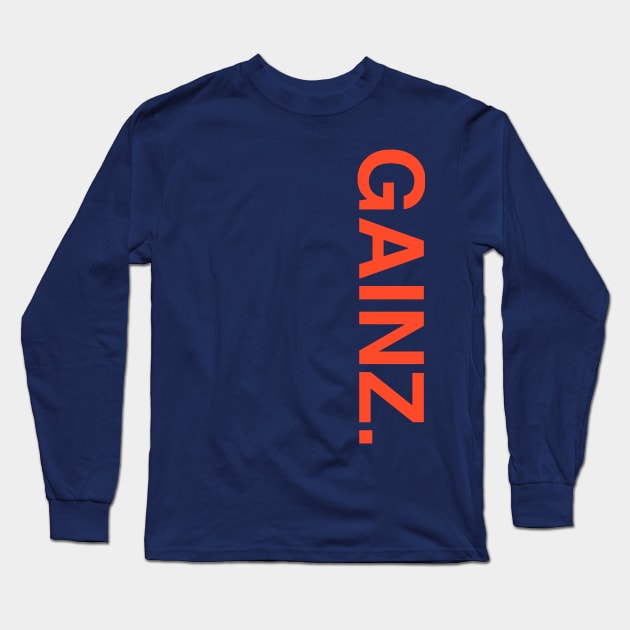 Gainz Long Sleeve T-Shirt by kyleware